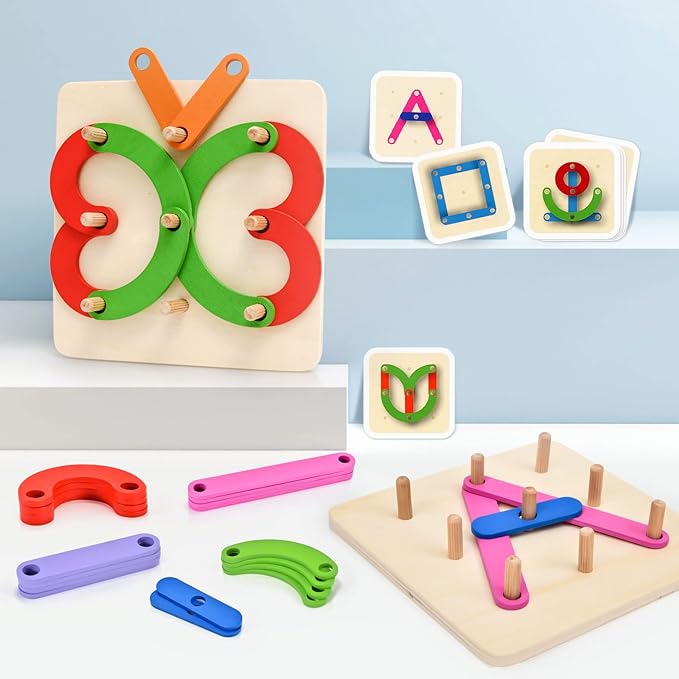 Montessori Pegboard Puzzle