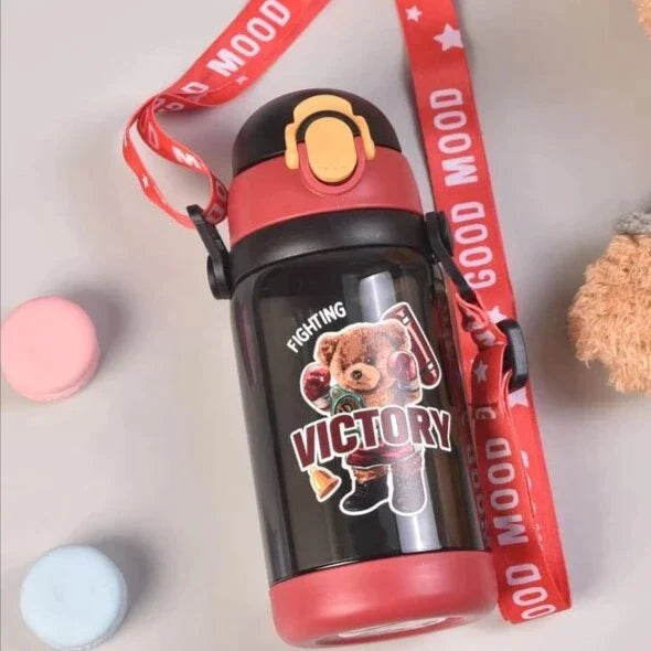 Unisex Water Bottle With Cup