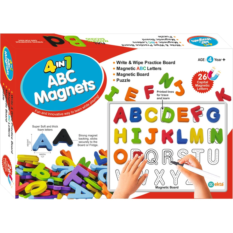 4 in 1 Abc Magnetic Alphabet Letters