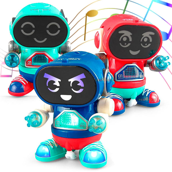 Children Dancing Electric Rock Robot with Light and Music
