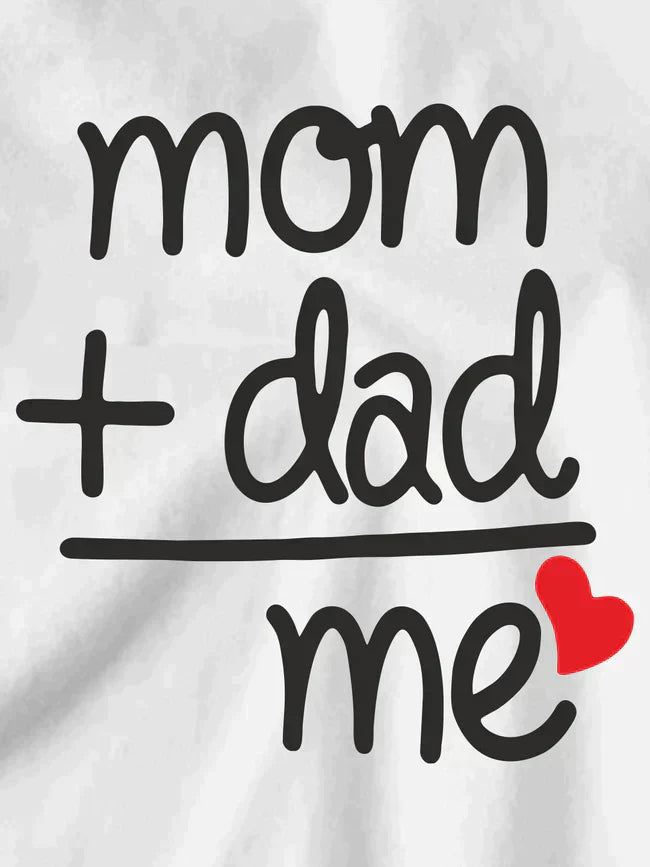 Mom+Dad= Me Kids T-Shirt