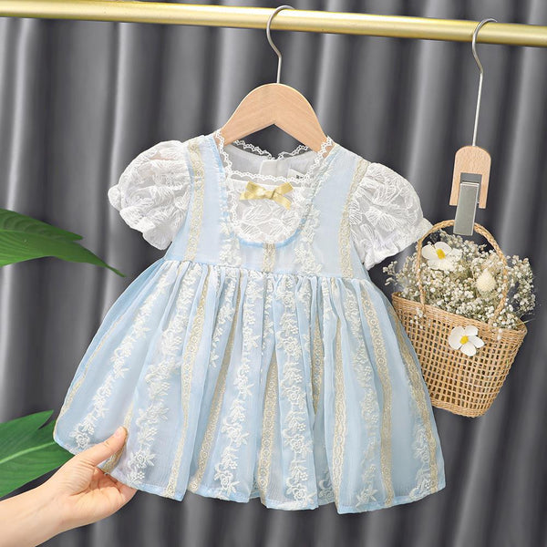 Girls Baby Blue princess dress