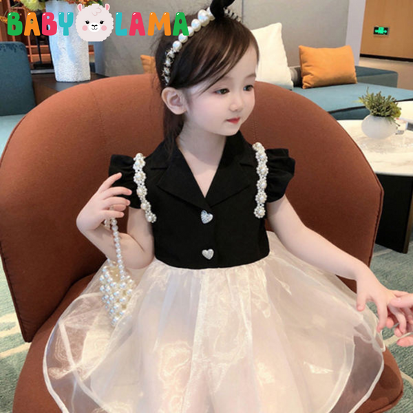 Girls New Foreign Style Fashionable Net Princess Dress